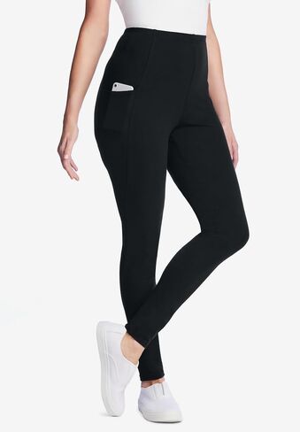 امرأة ضمن زائد الحجم تمتد جيب جيب Legging in Kuwait
