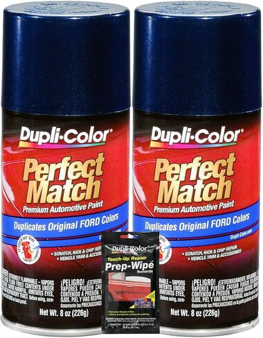 Dupli-Color Twilight Blue Metallic Match-Match Match Paint for Ford-8 أونصة ، حزم مع محو الإعدادية (3 عناصر) in Saudi Arabia