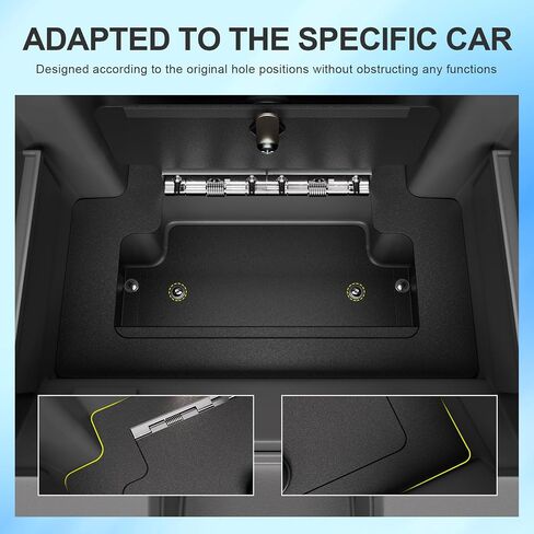 Center Console Safe Organizer Compatible with 2023-2025 Chevy Silverado GMC Sierra 1500 Redesigned 2022 Model Lock Box Console Safe Vault Replacement for 2022-2025 Chevy Silverado Accessories in Saudi Arabia