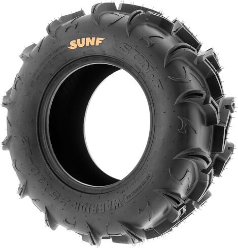 SunF Warrior AT-Mud & Trail ATV/UTV Tire 25x8-12, 6PR, 1.18" Tread Depth in Saudi Arabia