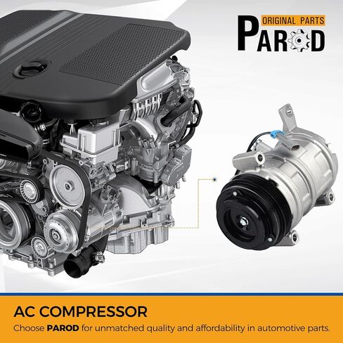 Parod CO29002C مكيف الهواء A/C ضاغط مع القابض متوافق مع Chevy/Cadillac/GMC/Hummer-Tahoe ، Suburban ، Silverado 1500 ، Yukon ، Sierra ، Avalanche ، Express 1500 ، Yukon XL 1500 ، Hummer H2 in Saudi Arabia