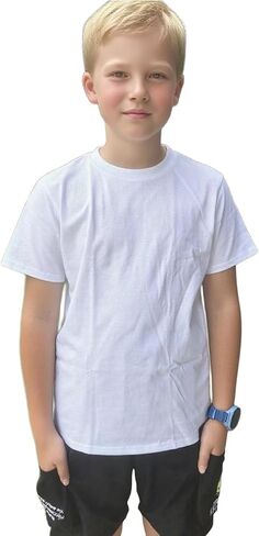 قميص Lampu Boys قميص قصير الأكمام للفتيات Tees Cotton Tees Kids Tshirts ملابس الصيف قمم تي شيرت in Kuwait