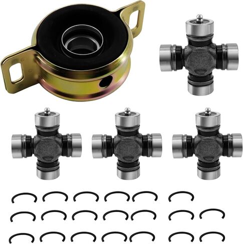 Drive Shaft Center Support Bearing & U-Joint Kit Fit for 1995-2004 Toyota Tacoma 4WD,Replaces 37230-0K040 5-1510X in Saudi Arabia