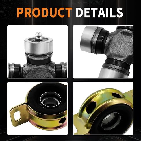Drive Shaft Center Support Bearing & U-Joint Kit Fit for 1995-2004 Toyota Tacoma 4WD,Replaces 37230-0K040 5-1510X in Saudi Arabia