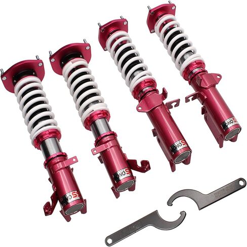 Godspeed MSS0640-E MONOSS COIL-OVERINS ATTERIES KIT لـ #CHEVROLET PRIZM FWD 1998-02 ، 16 مستويات تخميد ، ارتفاع ركوب القابل للتعديل in Saudi Arabia