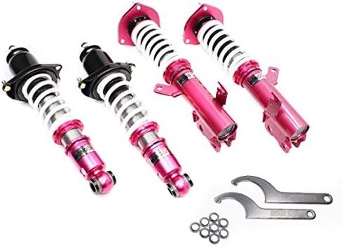 Godspeed MSS0470-C Monoss Coil-Overs Adfensions Kit لـ #Pontiac Vibe FWD 2003-08 ، 16 مستويات تخميد ، ارتفاع ركوب القابل للتعديل in Saudi Arabia