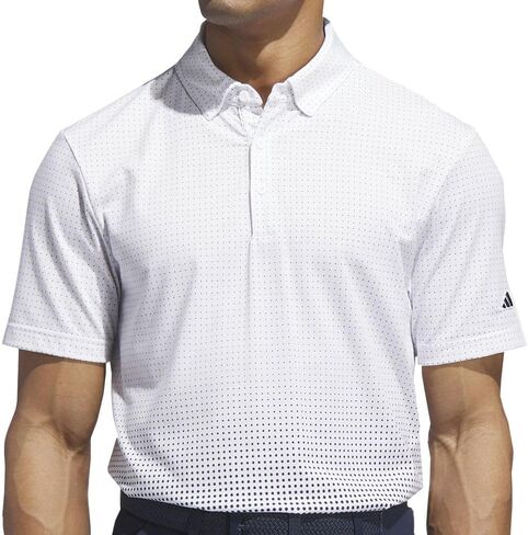 Adidas Mens Go-to Rise Print Polo Shirt in Kuwait
