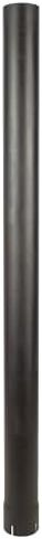 Exhaust Stack Pipe Replacement for Universal 4" x 60", Straight Black in Saudi Arabia