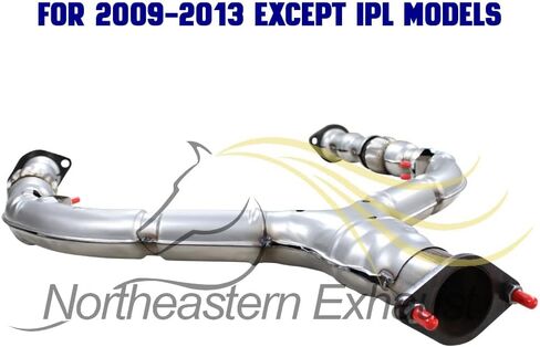 العادم الشمالي الشرقي | فولاذ مقاوم للصدأ العادم الأمامي فليكس y-pipe متوافق مع Infiniti G37 2008-2013 3.7L | وشملت حشيات حرة | جزء استبدال السيارات in Saudi Arabia