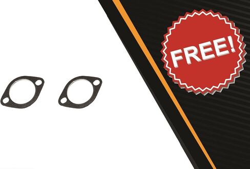 Northeastern Exhaust | Stainless Steel Exhaust Front Flex Pipe Compatible for Chevrolet Malibu 2008-2012 2.4L | Fits 6-Speed Transmission Models | Free Gasket Included in Saudi Arabia