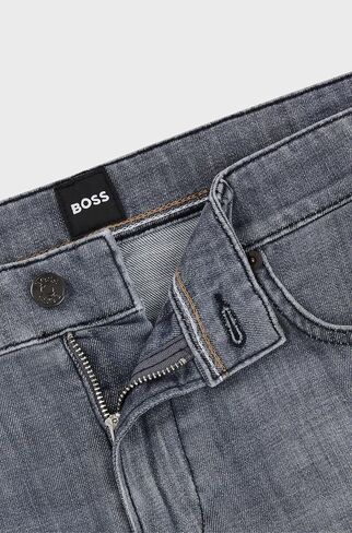 Hugo Boss Men's Delaware Slim Fit Cashmere Touch Denim Jean (as1, Waist_Inseam, Numeric_36, Numeric_32, Regular, Regular, Silver) in Saudi Arabia