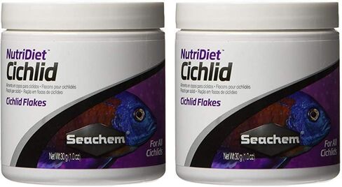 Seachem NutriDiet Cichlid Fish Flakes - Probiotic Formula with GarlicGuard 30g/1oz in Saudi Arabia