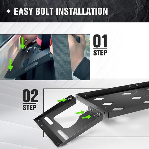 سلة البضائع الخلفية السوداء السوداء متوافقة مع 2007-2025 Wrangler JK JKU & JL JLU 4 Door Hardptops ، Heaffice 300 LBS Trunk Storing Rack Rack Resfage in Saudi Arabia