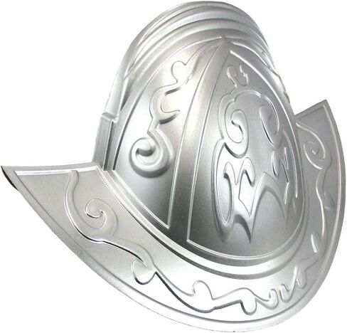 Nicky Bigs Novelties خوذة الفضة الفاتنة للبالغين ديلوكس Morion Morion Assume Assuity Cosplay Cosplay Date Median Median For Halloween Renaissance Gollplay in Saudi Arabia