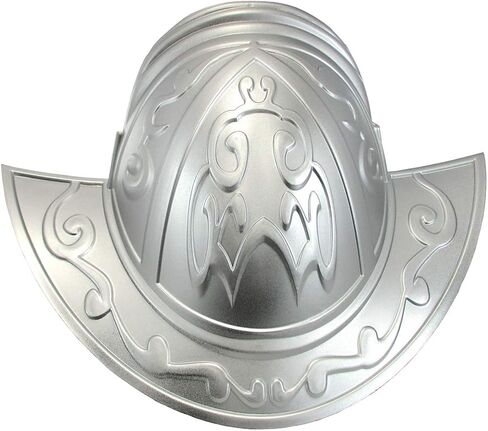 Nicky Bigs Novelties خوذة الفضة الفاتنة للبالغين ديلوكس Morion Morion Assume Assuity Cosplay Cosplay Date Median Median For Halloween Renaissance Gollplay in Saudi Arabia