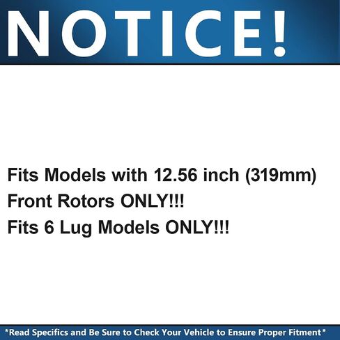 Detroit Axle - Front Brake Kit for 03-09 Toyota 4Runner, 05-21 Tacoma FJ Cruiser 2005 2006 2007 2008 2009 Replacement Drilled & Slotted Brakes Rotors and Ceramic Brake Pads : 12.56" inch Rotors in Saudi Arabia