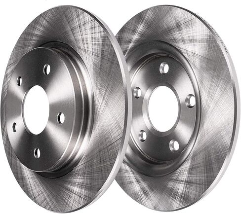 Detroit Axle - Rear Brake Kit for Chrysler Town & Country Grand Caravan Journey Ram C/V VW Routan Brake Rotors and Ceramic Brakes Pads Replacement : 12.91" inch Rotors in Kuwait