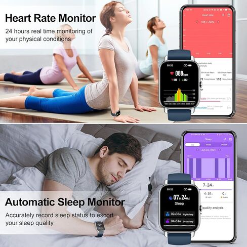 Smart watch, 1.96 inch Full Touchscreen Fitness Watch in Saudi Arabia
