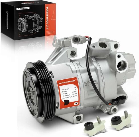 ضاغط A-Premium A/C AC مع قابض متوافق مع Scion XA ، XB 2004-2006 L4 1.5L ، استبدل# 88310-2B721 in Saudi Arabia