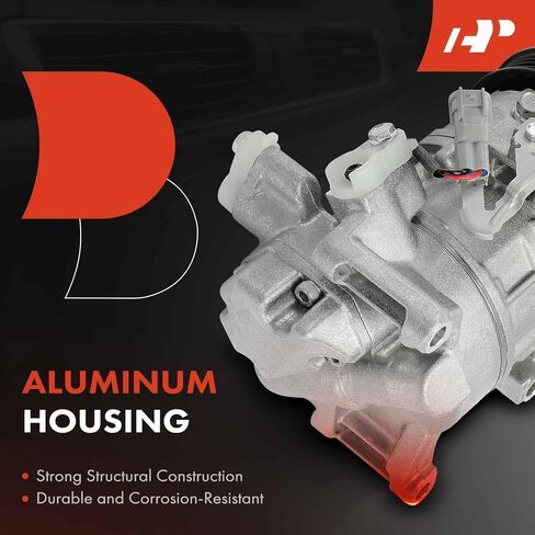 ضاغط A-Premium A/C AC مع قابض متوافق مع Scion XA ، XB 2004-2006 L4 1.5L ، استبدل# 88310-2B721 in Saudi Arabia