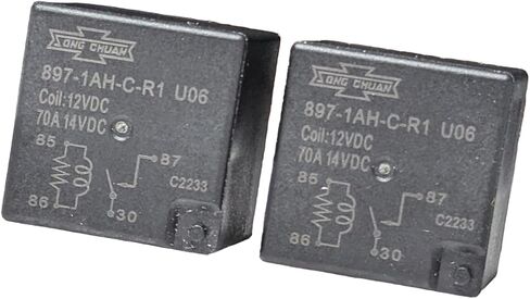 (حزمة 2) 897-1AH-C-R1-U06-12VDC ، 70A 12VDC ، SPST مع المقاوم in Saudi Arabia