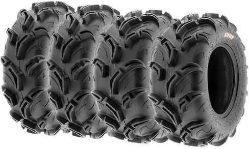 مجموعة من 4 إطارات Sunf ATV Mud Trail 25x8-12 و 25x10-12 ، 6 Ply A048 in Saudi Arabia