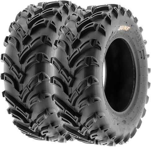 Set of 4 SunF A024 AT-Mud-Trail ATV UTV 25x8-12 Front & 25x10-12 Rear off-road Tires, 6 PR, Tubeless in Saudi Arabia