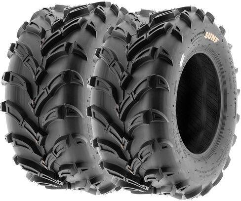 Set of 4 SunF A024 AT-Mud-Trail ATV UTV 25x8-12 Front & 25x10-12 Rear off-road Tires, 6 PR, Tubeless in Saudi Arabia