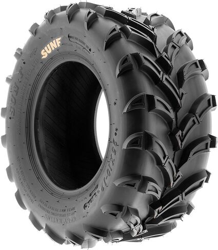Set of 4 SunF A024 AT-Mud-Trail ATV UTV 25x8-12 Front & 25x10-12 Rear off-road Tires, 6 PR, Tubeless in Saudi Arabia