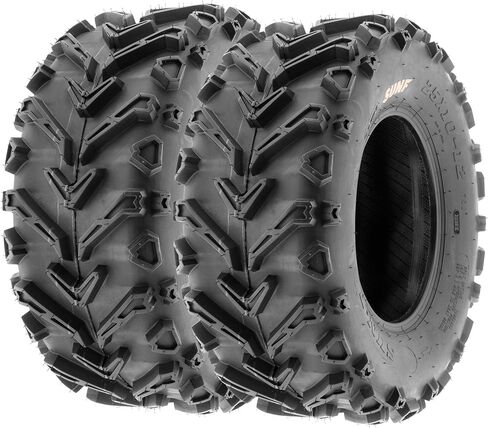 Set of 4 SunF A041 Mud & Trail 25x8-12 Front & 25x10-12 Rear ATV UTV off road Tires, 6 PR, Tubeless in Saudi Arabia