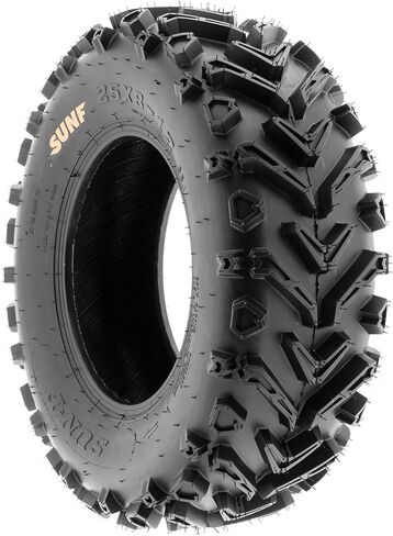 Set of 4 SunF A041 Mud & Trail 25x8-12 Front & 25x10-12 Rear ATV UTV off road Tires, 6 PR, Tubeless in Saudi Arabia