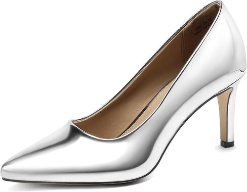Women's Heels Pointed Toe Pumps Closed Toe High Heels Stiletto Comfortable Business Heels 3-Inch Wedding Party Dress Shoes (White Ivory,Size 10.5) in Saudi Arabia