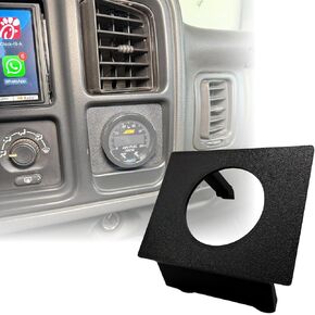 Gauge Mount Pod 52mm Gauge Panel Dash Insert for NBS 1999-2007 Silverado/Sierra/Tahoe/Suburban GM Chevy GMC (Gauge Not Included) in Saudi Arabia