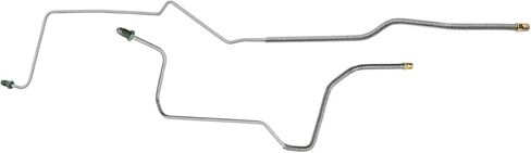 Inline Tube Compatible with 1982-1992 Chevrolet Camaro Pontiac Firebird, Rear Disc Brake Line Conversion, Rear Axle Line Kit - 2pc - Stainless Steel in Saudi Arabia
