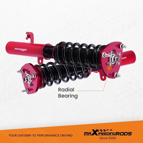 maXpeedingrods Coilovers for Toyota Camry ACV30/MCV30 2002-2006, Height Adjustable Full Coilovers Suspension Kit, Preset Damping Shock Absorber Struts, Lowering Kit Red in Saudi Arabia