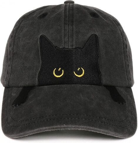 Innobeta Black Cat Lovers Gifts للنساء ، الرجال ، قبعة مطرزة قابلة للتعديل لعيد الميلاد ، عيد الميلاد in Kuwait