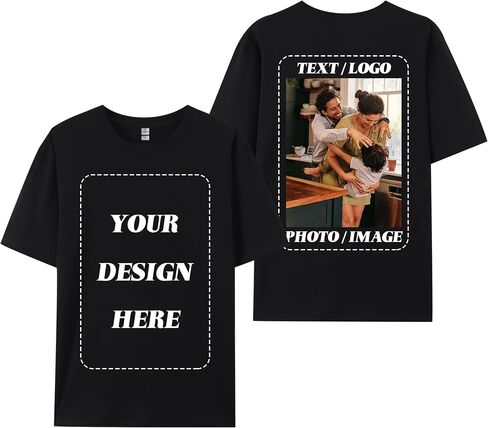 القمصان المخصصة isunmea للرجال ، قم بتصميم قميص Tees Custom Tees الخاص بك in Kuwait