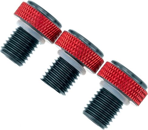 MOFUN دراجة نارية مرآة الثقب المكونات M10X1.25 الخيط ، 2-ألوان دراجة نارية البراغي مرآة مرآة متوافقة مع هوندا FIT YAMAHA FIT KAWASAKI FIT SUZUKI FIT DUCATI FIT 3PCS in Saudi Arabia