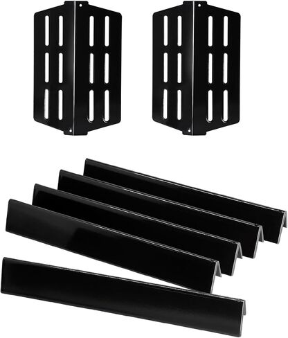 Hiorucet 62752 7620 7622 Flavorizer Bars Heat Deflector Burner Tube for Weber Series E310 E320 E330 EP310 EP320 EP330 with Front Control Knob, Porcelain Steel Grill Parts for Weber Genesis 300 in Kuwait