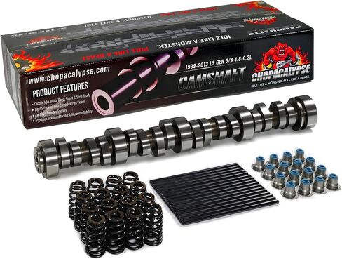 LS Truck Cam Kit – Aggressive Performance Camshaft for Chevy/GMC 4.8L 5.3L 6.0L 6.2L LS Vortec V8 (1999-2013), Includes Beehive Springs, Seals, Pushrods in Saudi Arabia