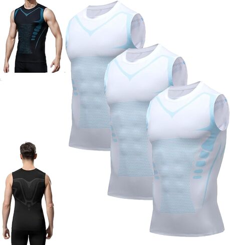 Ironfit Shirt Men Gym, 2025 Upgraded Compression Shirt, Confidence, Energy and Strength for You in Saudi Arabia
