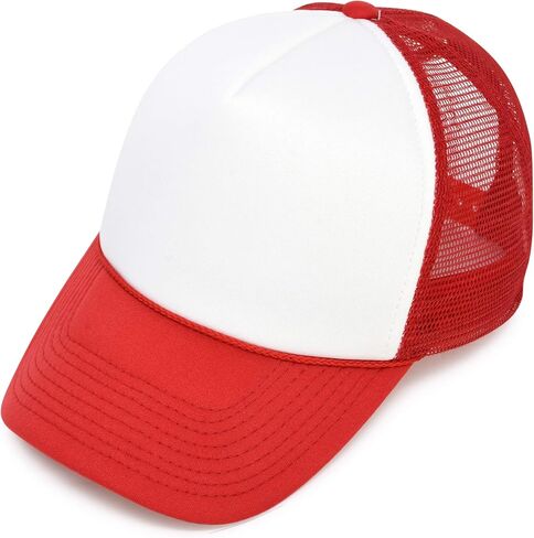 DALIX Youth Trucker Hat Mesh Cap 12 Pack Dozen Bulk in Saudi Arabia