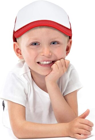 DALIX Youth Trucker Hat Mesh Cap 12 Pack Dozen Bulk in Saudi Arabia