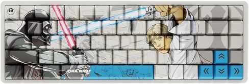 أغطية مفاتيح Star Wars Darth Vader PBT Dye Sub للوحة مفاتيح الألعاب الميكانيكية، ومفاتيح Cherry MX، وطباعة جانبية مخصصة، ودعم ANSI ISO، تخطيط أمريكي in Kuwait