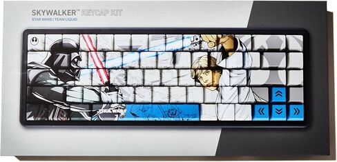 أغطية مفاتيح Star Wars Darth Vader PBT Dye Sub للوحة مفاتيح الألعاب الميكانيكية، ومفاتيح Cherry MX، وطباعة جانبية مخصصة، ودعم ANSI ISO، تخطيط أمريكي in Kuwait