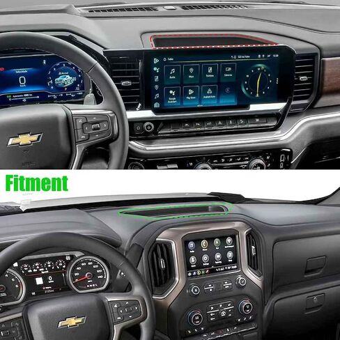 حامل الهاتف Metal Dash Mount متوافق مع 2019-2024 2025 Silverado & 2019-2021 Sierra Cell Phone حامل شيفروليه سيلفرادو GMC Sierra Multi-Device حامل in Saudi Arabia