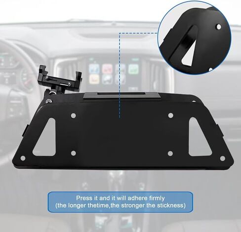 حامل الهاتف Metal Dash Mount متوافق مع 2019-2024 2025 Silverado & 2019-2021 Sierra Cell Phone حامل شيفروليه سيلفرادو GMC Sierra Multi-Device حامل in Saudi Arabia