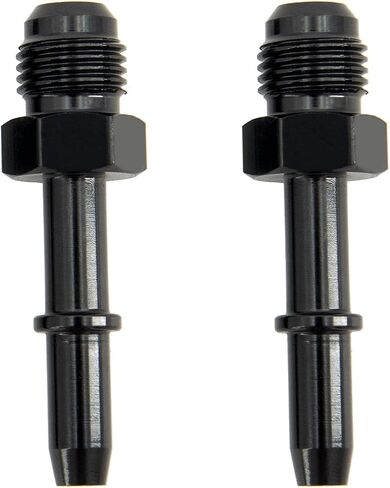 6an ذكر إلى 3/8 "sae انفصال سريع الذكور دفع على EFI محول ملاءمة الألومنيوم 2pcs in Saudi Arabia