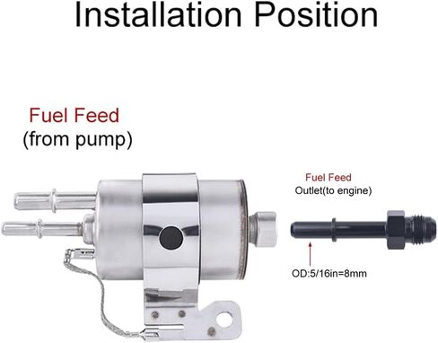 6an ذكر إلى 3/8 "sae انفصال سريع الذكور دفع على EFI محول ملاءمة الألومنيوم 2pcs in Saudi Arabia