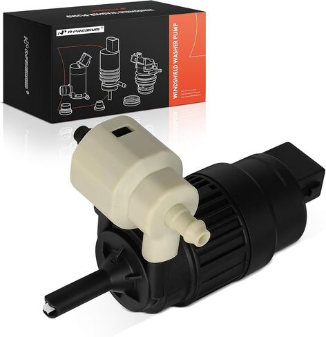 A-Premium Windshield Washer Pump Compatible with Chevrolet Equinox & Volkswagen Passat, Golf, GTI, e-Golf, EuroVan & Jeep Renegade & Fiat 500, 500X, 500L & Suzuki XL7 & Saturn & Pontiac & Ram in Saudi Arabia